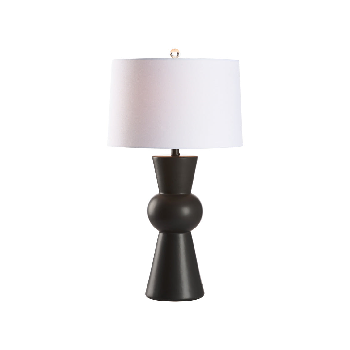 Chase Lamp - Black in 29.5 / Ceramic/Porcelain - Chelsea House