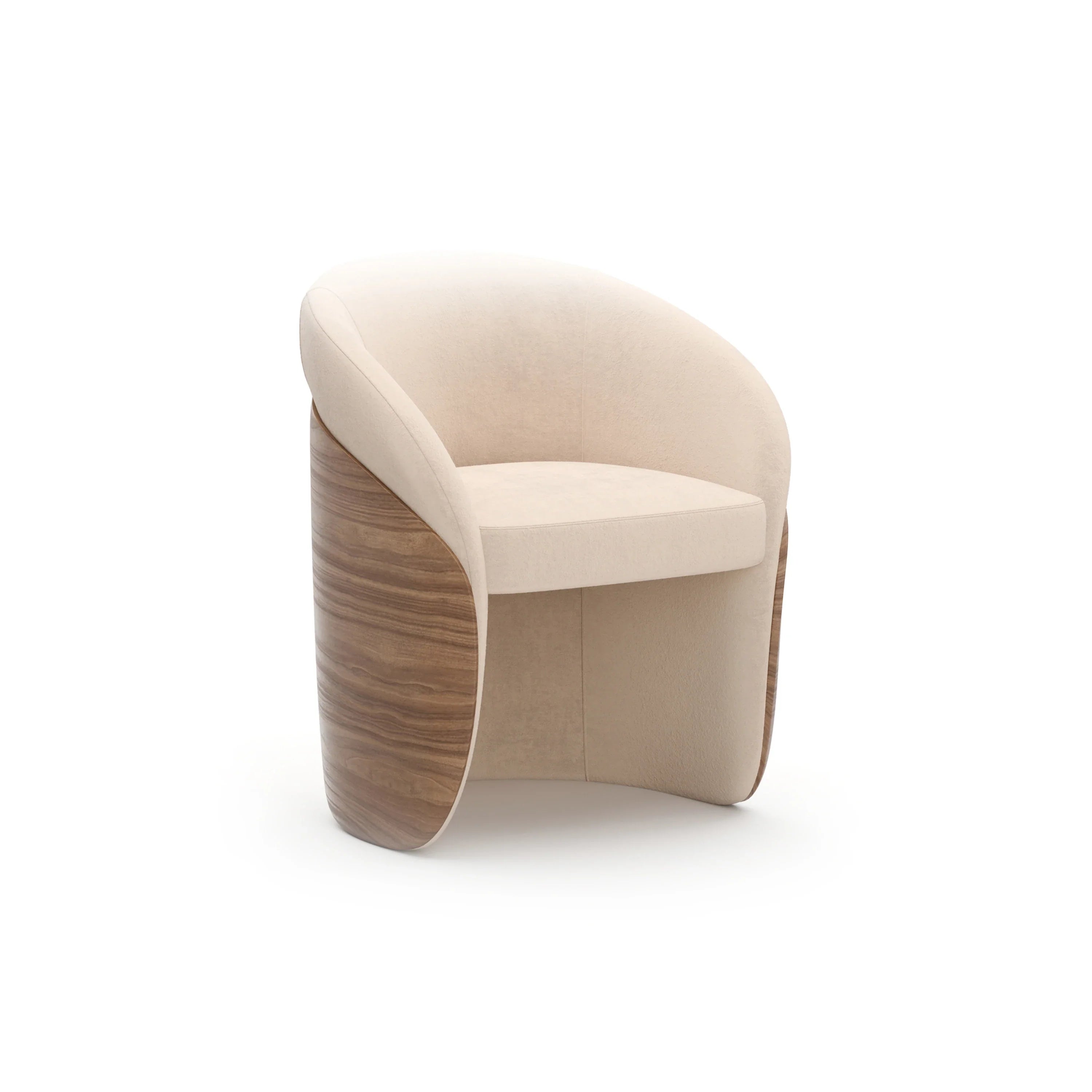 Fleur Wood Back Dining Chair – Accent Chairs by Caracole | Sutter & Vale