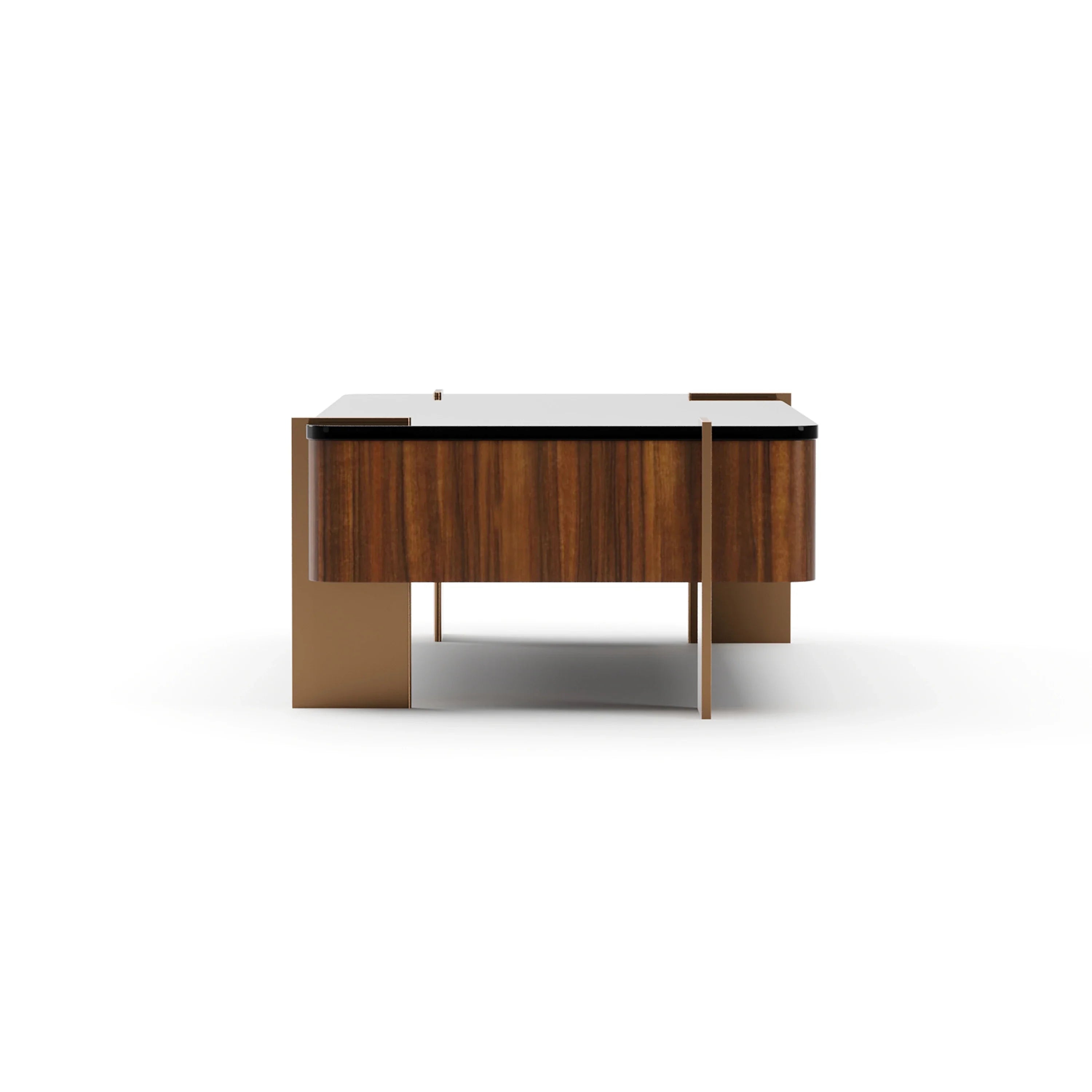 Altura Rec Glass Top Cocktail Tbl – Cocktail Tables by Caracole | Sutter & Vale