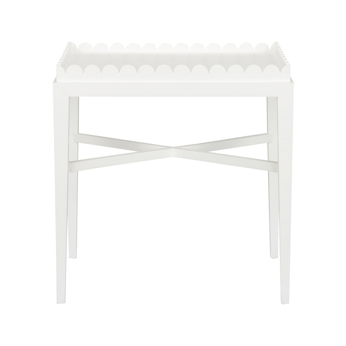 Scalloped Side Table