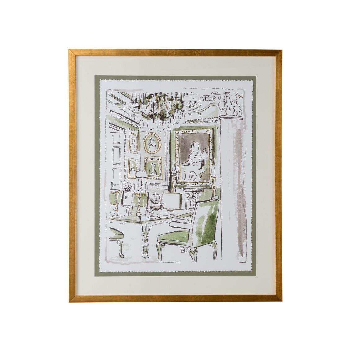 The Vintage Room II in 38.75h x 21.75w x 2d / Giclee - Chelsea House