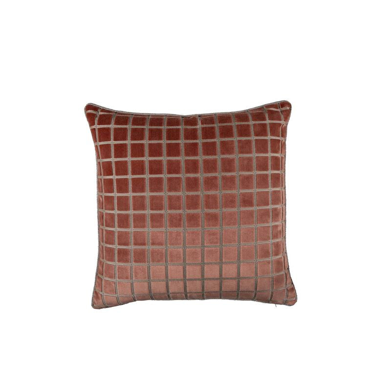 Checkered Terracotta Poly 26x26