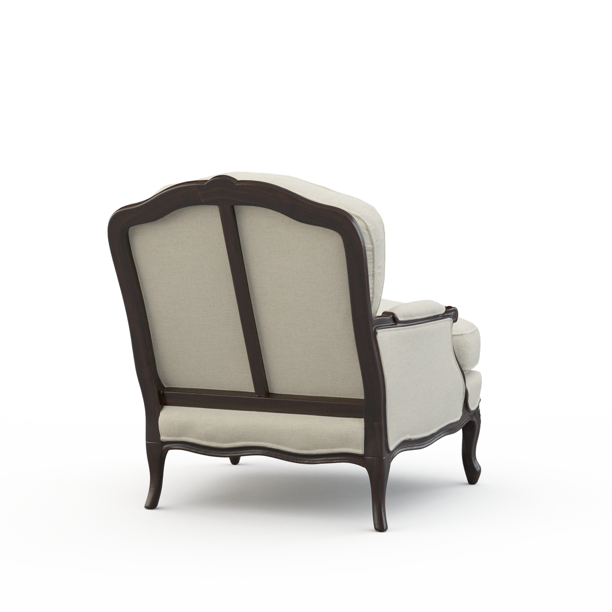 exposed wood chair