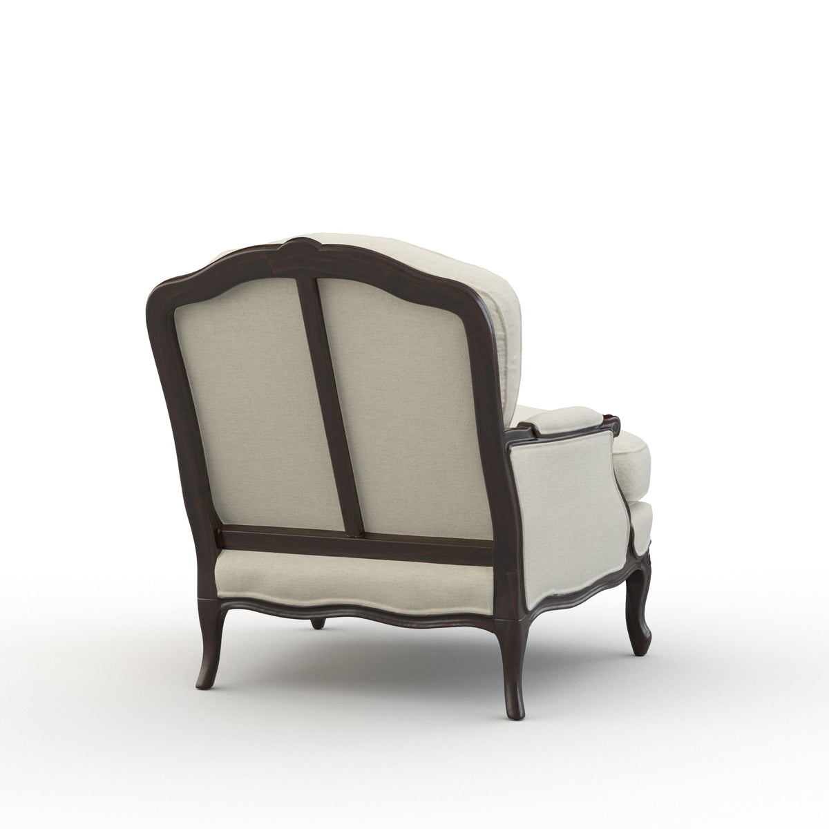 exposed wood chair