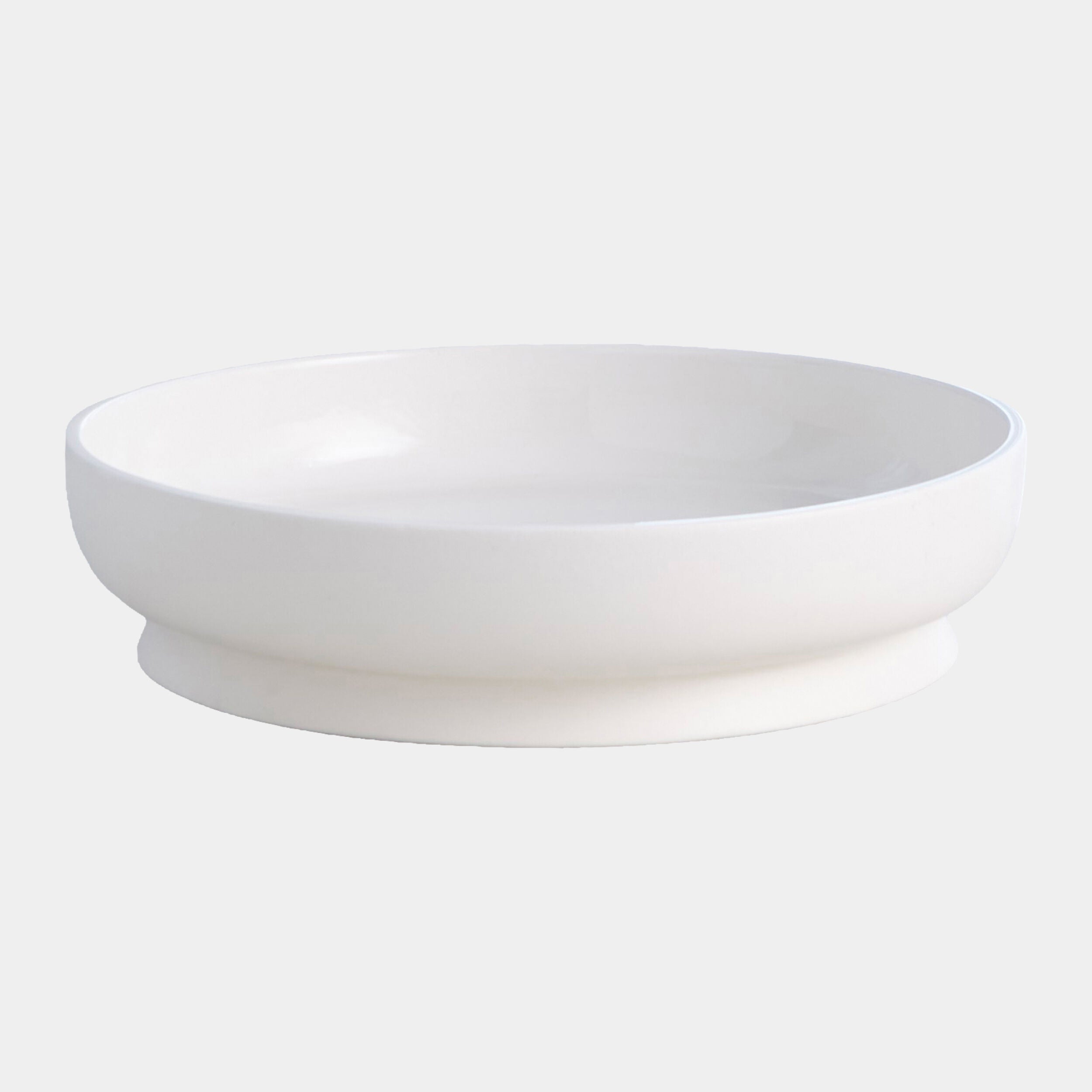 Encircle Low Bowl-Chalk