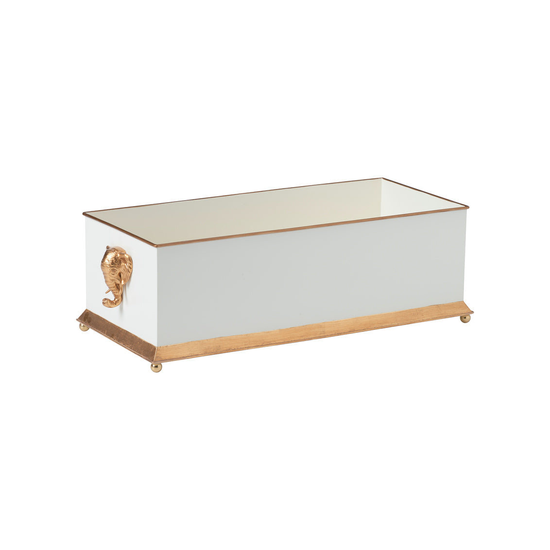 Elephant Head Planter-Cream