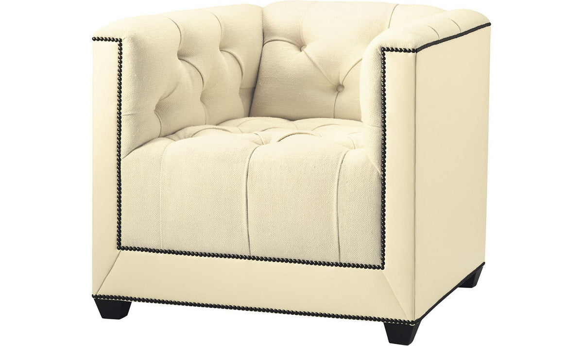 Paris Club Chair (Tufted) – Accent Chairs by Baker Furniture | Sutter & Vale
