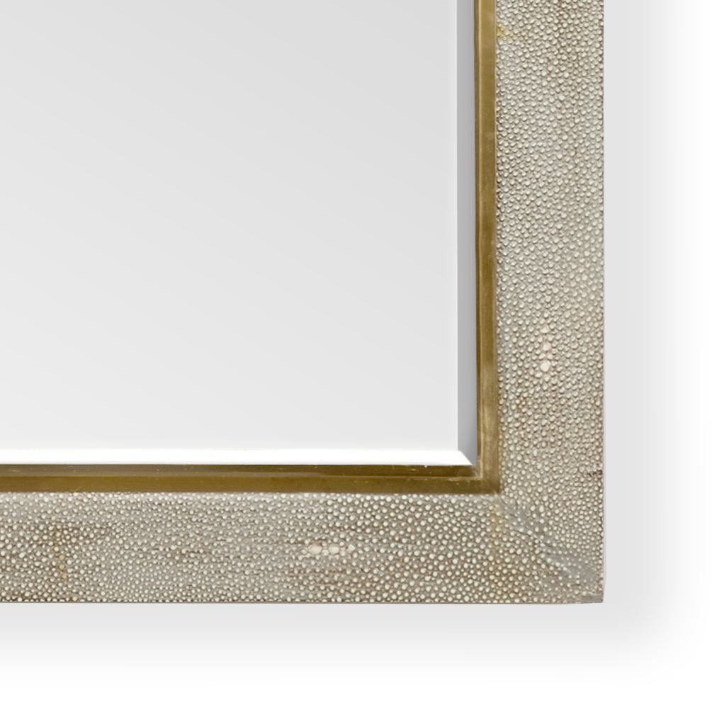 Kensington Mirror - Gray in 46 / Shagreen - Chelsea House