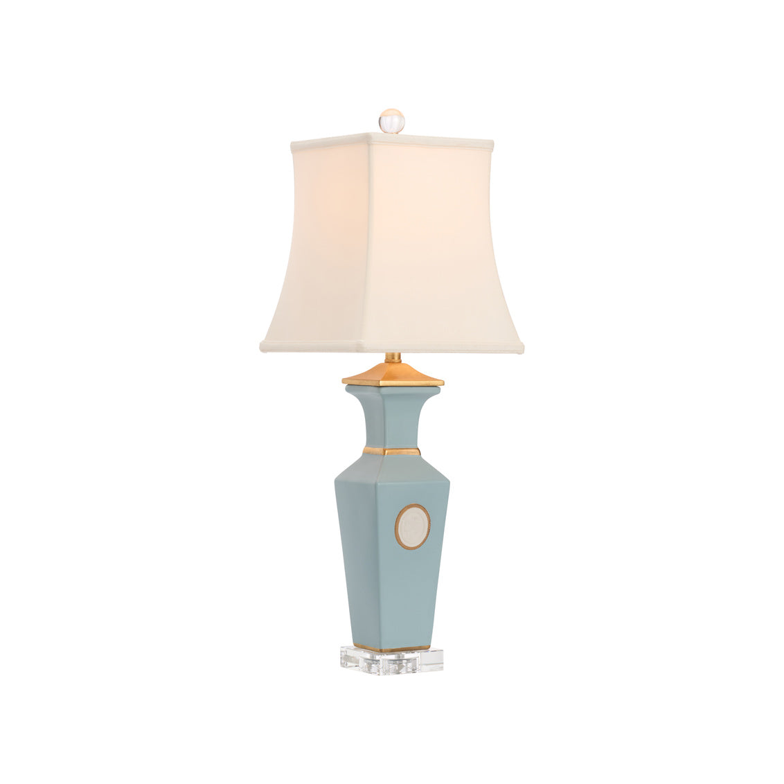 Intaglio Lamp - Blue