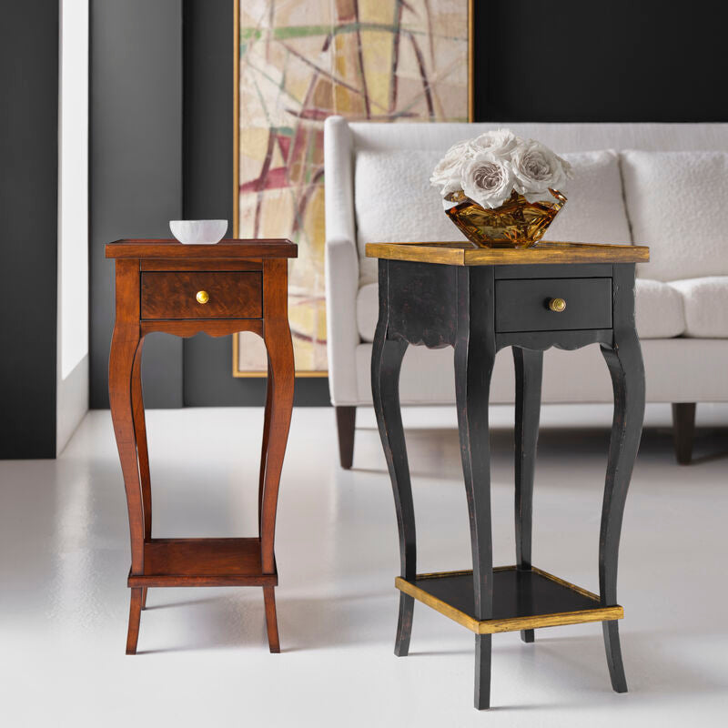 Mayfair Drawer Chairside-Walnut