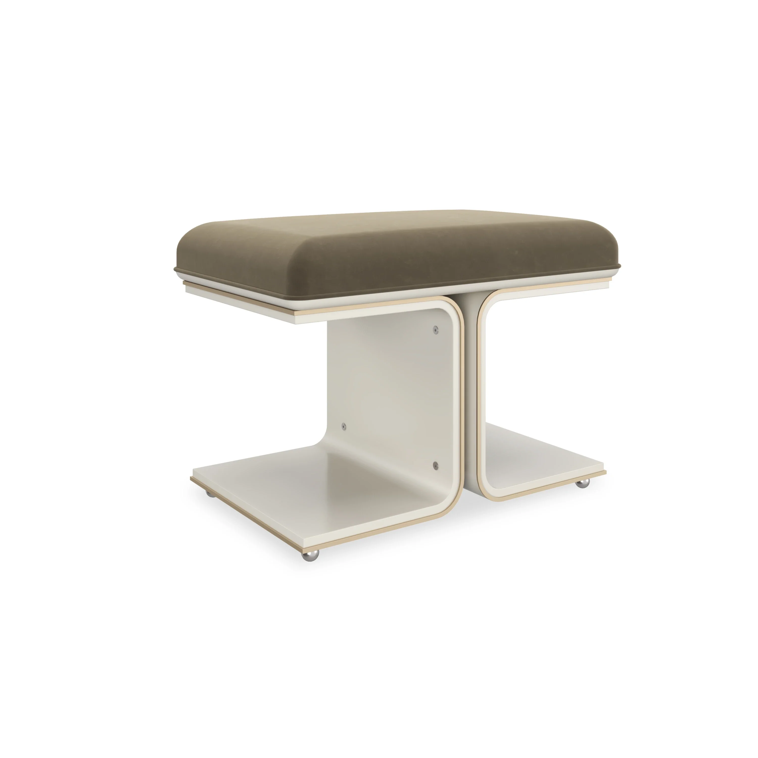 Balance Beam-Pewter – Benches by Caracole | Sutter & Vale