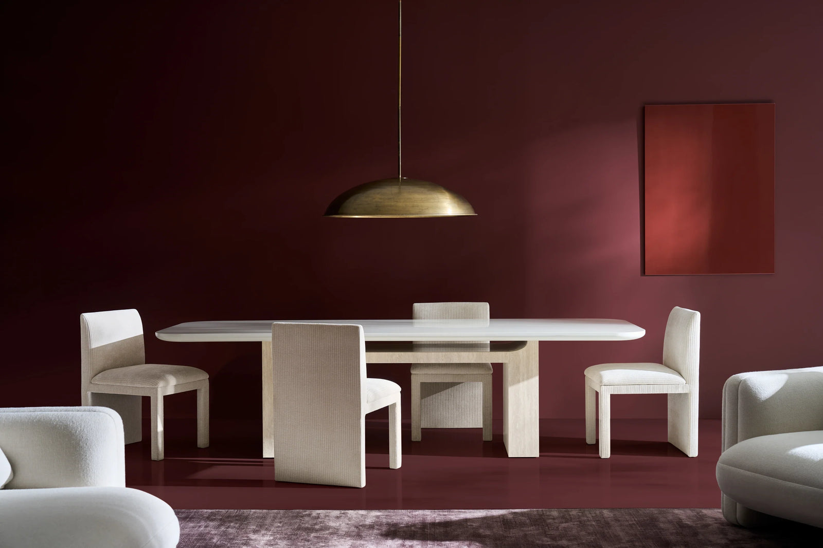 Overlap Rectangle Dinig Tbl Light