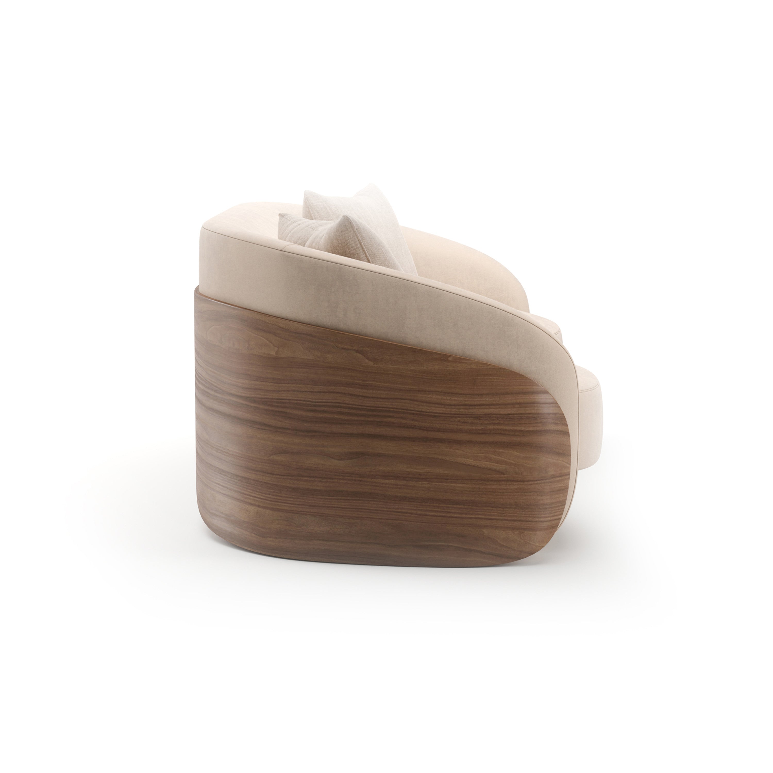Fleur Wood Back Sofa – Sofas & Loveseats by Caracole | Sutter & Vale