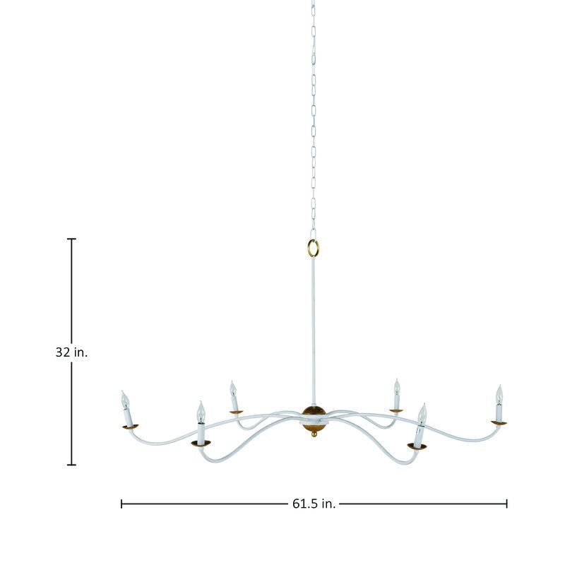 Irvine Chandelier - White