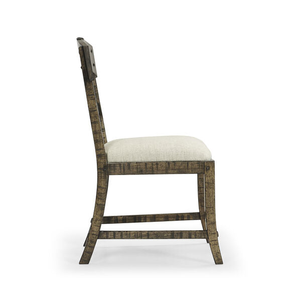 Casual Planked Dining Side Chair