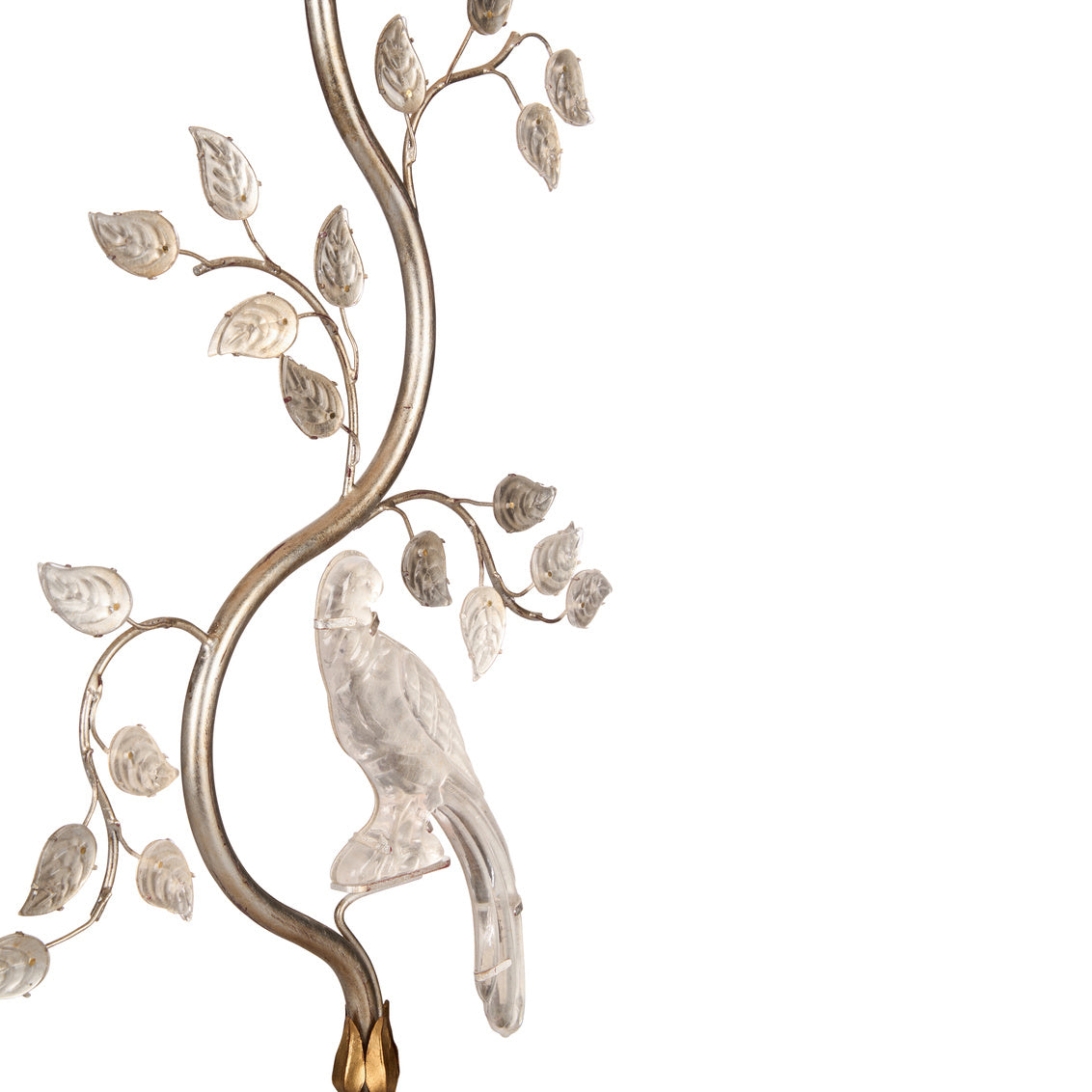 Crystal Bird Lamp - Right in 36.5 / Metal - Chelsea House