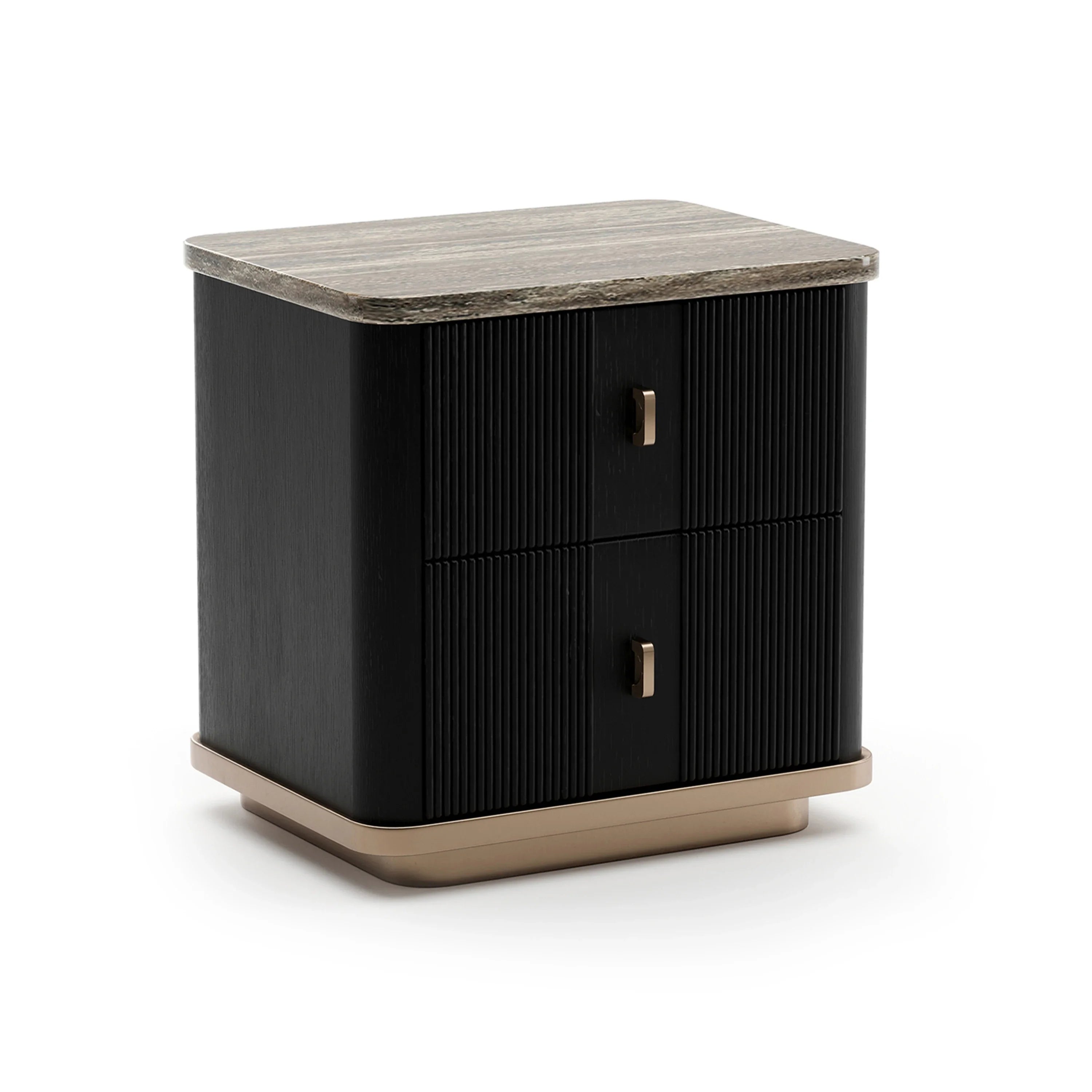 Rhythm Small Nightstand Dark – Nightstands by Caracole | Sutter & Vale