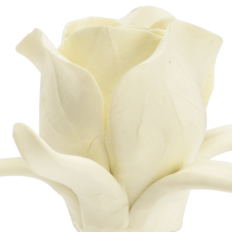 Small Rose On Stand - Cream in 9 / Porcelain - Chelsea House