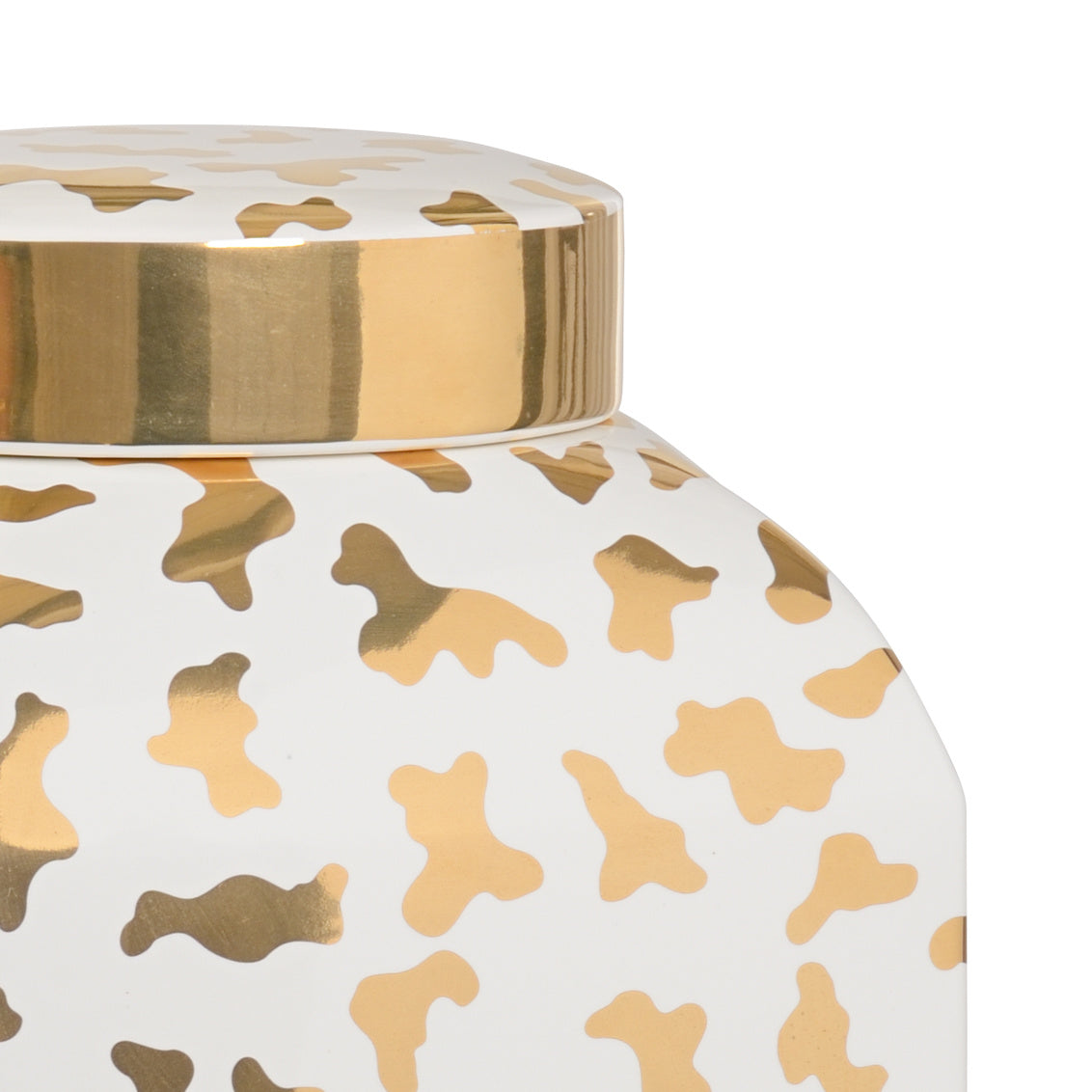Jungle Ginger Jar - White