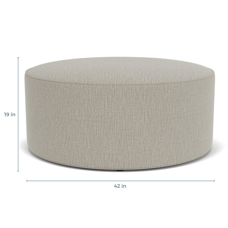Amy 42' Round Ottoman