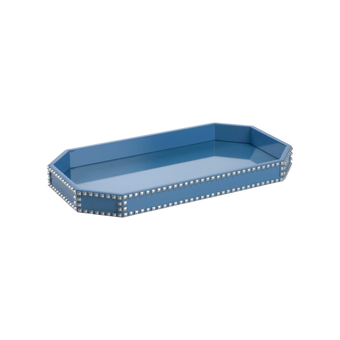 Chic Studded Tray - Blue