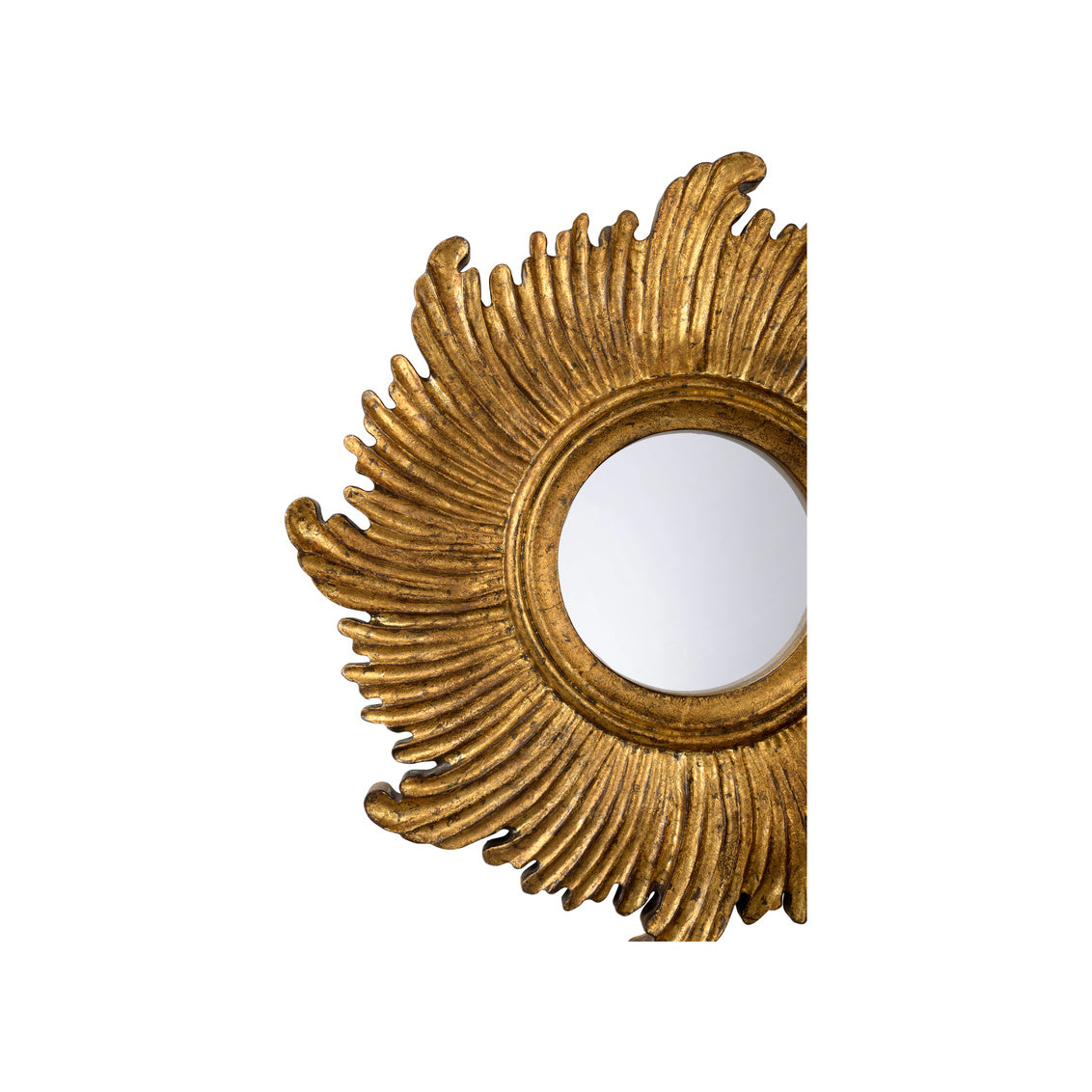 Daybreak Mirror in Antique Gold/Clear / Wood - Chelsea House