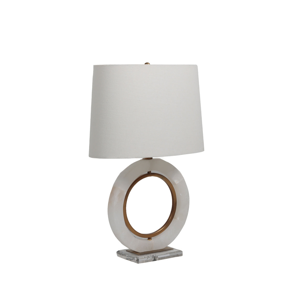 Janelle Table Lamp - Alabaster
