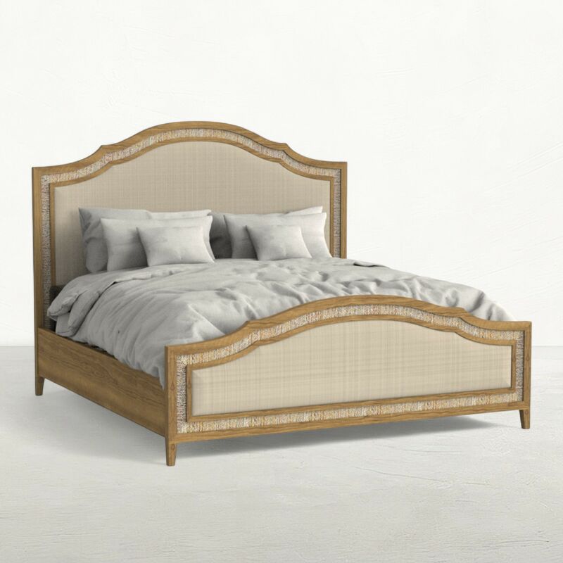 Grand Bermuda Queen Bed - Whitewash