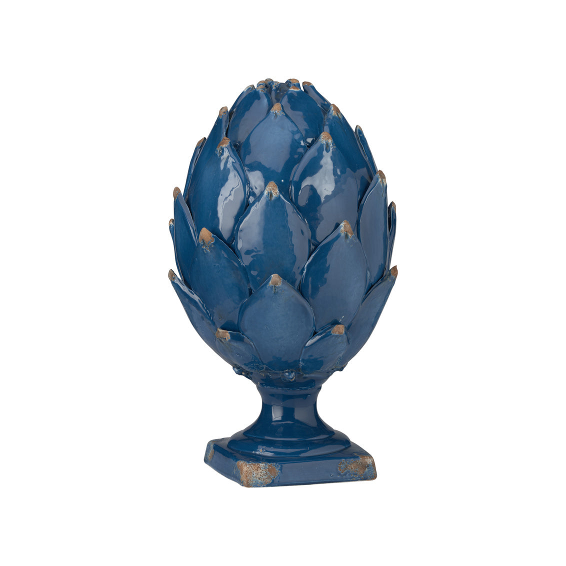 Blue Artichoke in 21.5 / Ceramic/Porcelain - Chelsea House