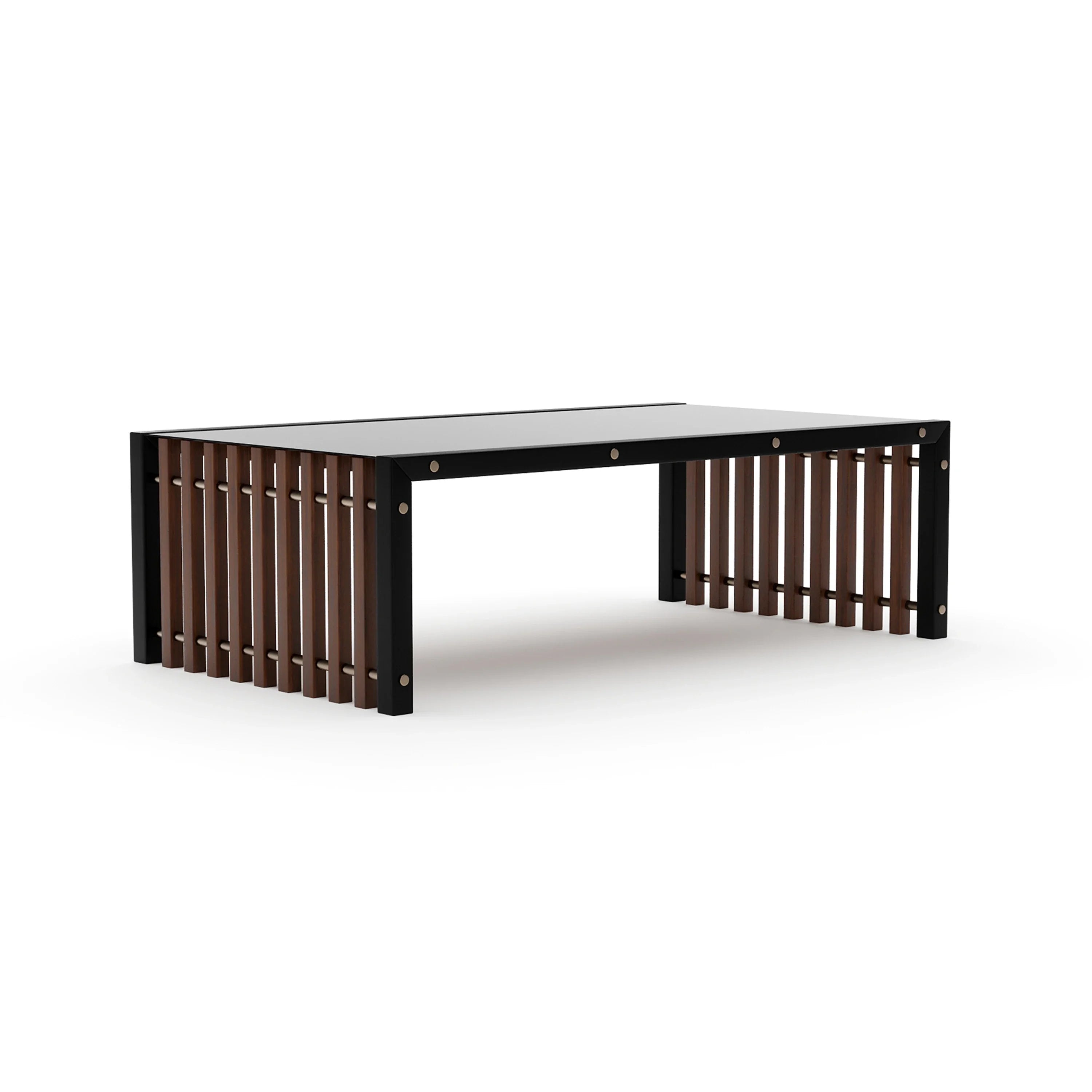 Pinstripe Dark Cocktail Table – Cocktail Tables by Caracole | Sutter & Vale