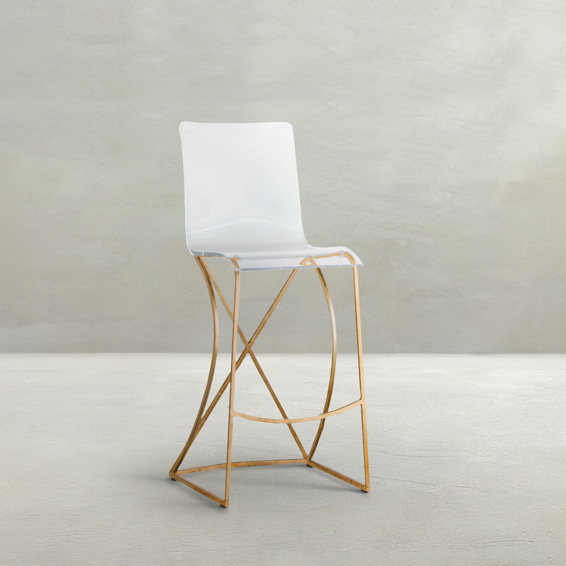 Johnson 30.25' Bar Height Stool - Gold