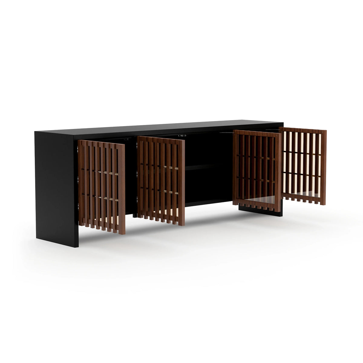 Pinstripe Dark Sideboard