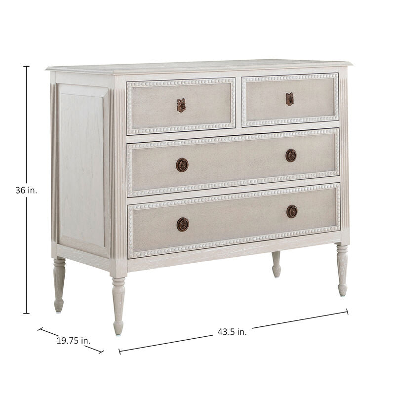 Caroline Chest - White