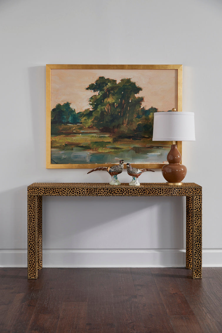 Leopard Console Table