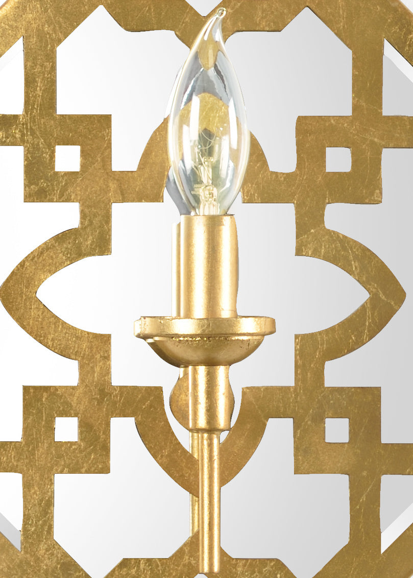 Agadir Medallion Sconce in 15 / Iron - Chelsea House