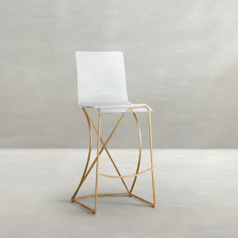 Johnson 24.75' Counter Height Stool - Silver