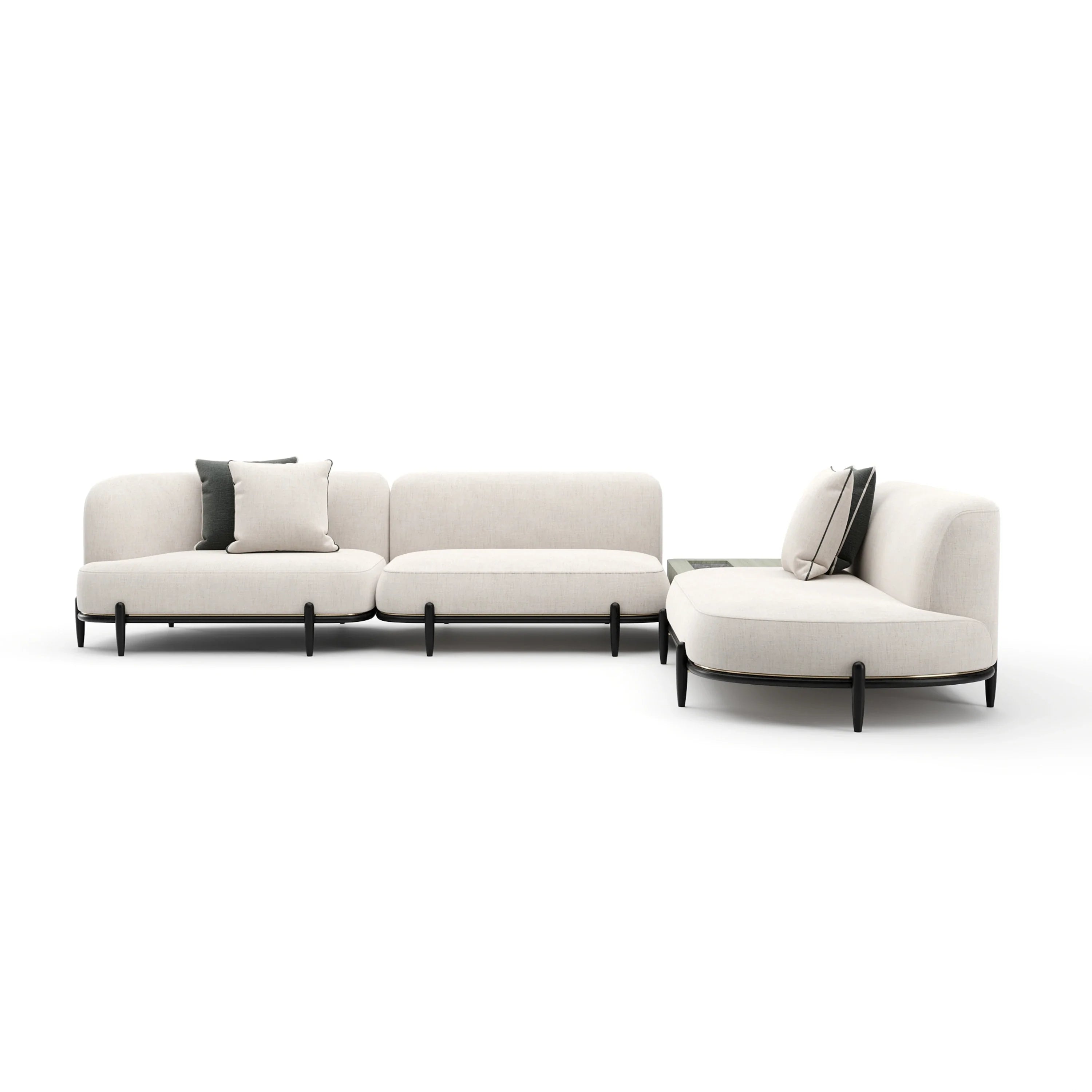 Madera Corner Raf L Sectional – Sectionals by Caracole | Sutter & Vale