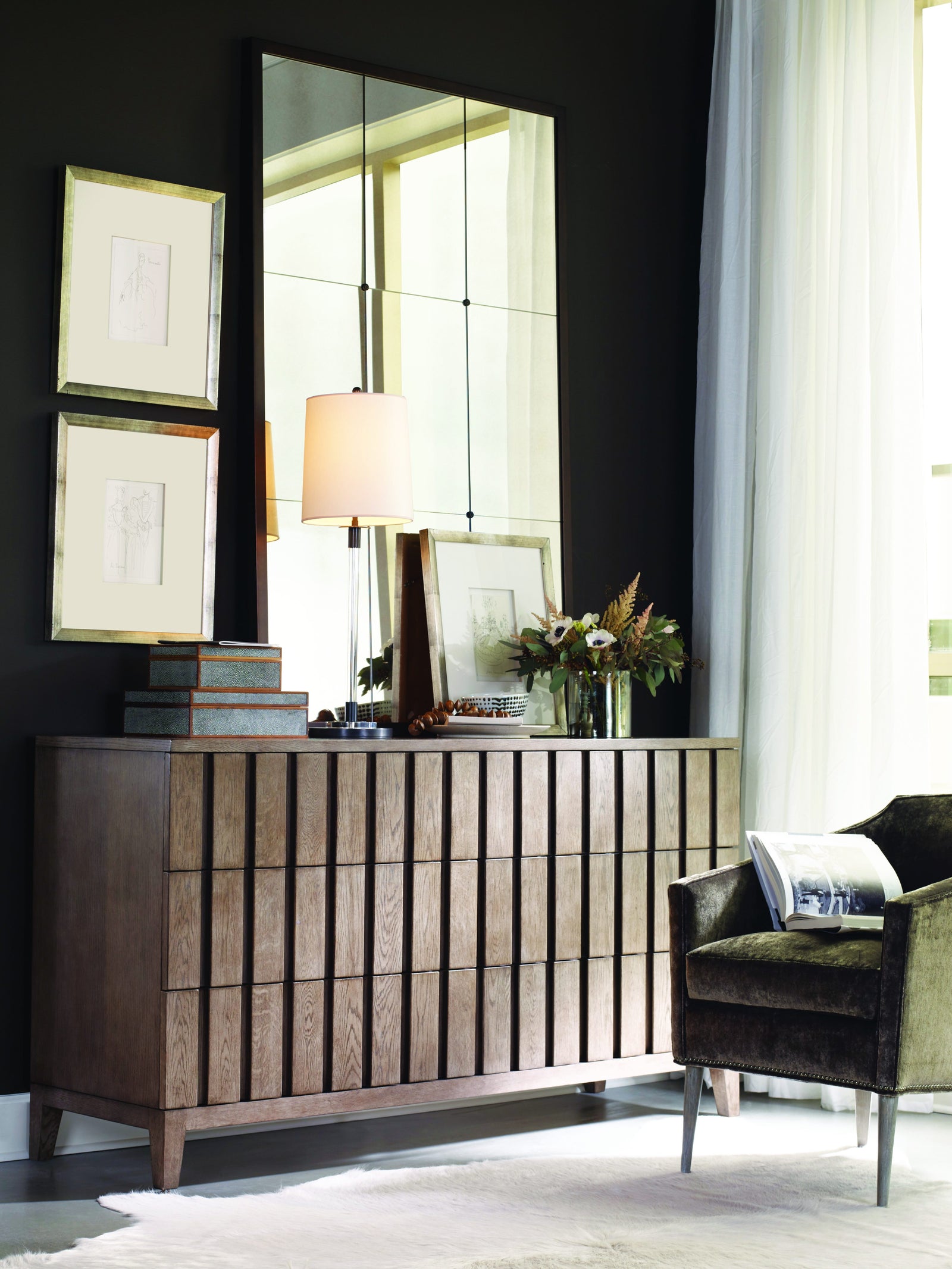 Casa Bella Louvered Dresser -
