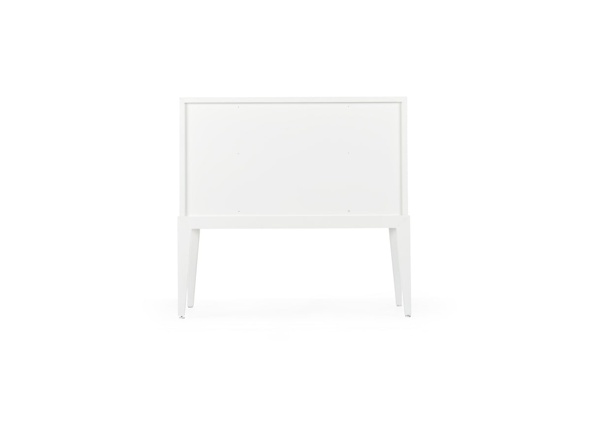 Beveled Side Chest 2 Drawers