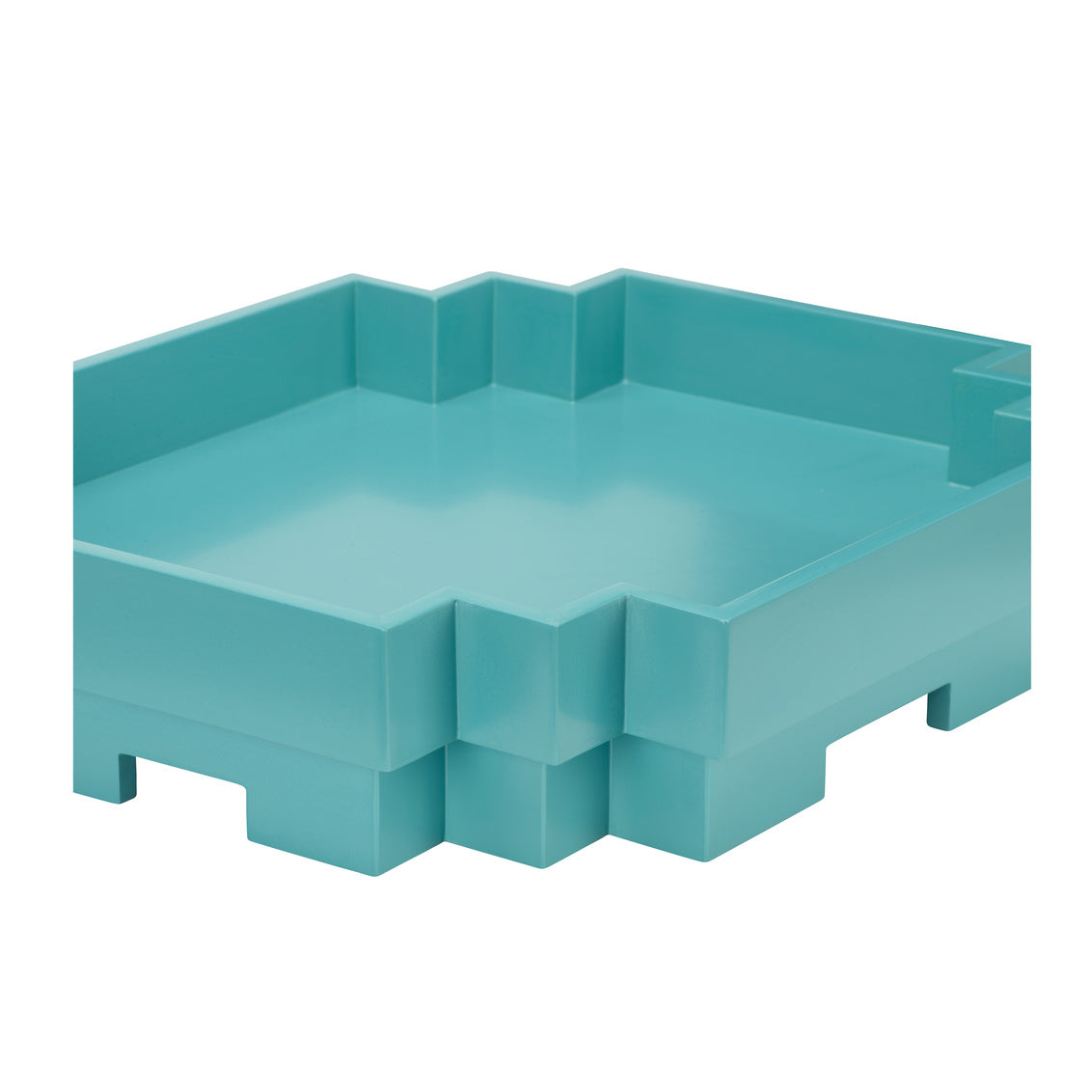 Japandi Tray - Aquamarine