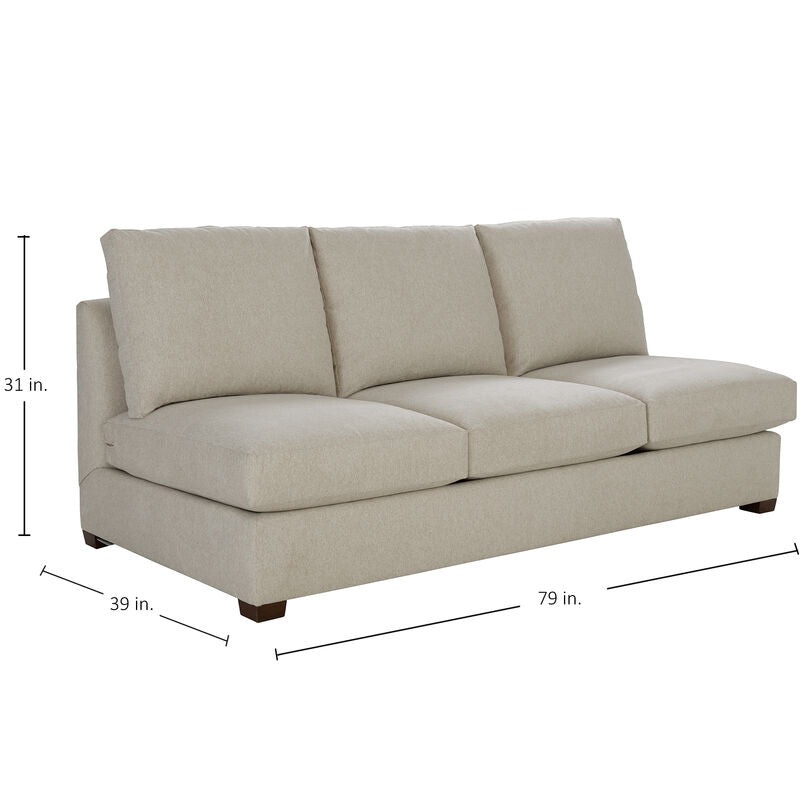 Burk Armless Sofa
