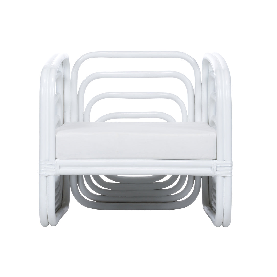 Waterfall Tub Chair - White