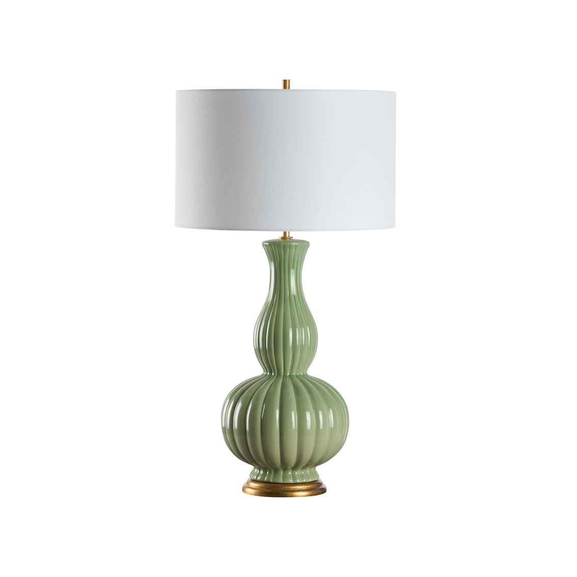 Augusta Lamp - Olive in 34 / Ceramic/Porcelain - Chelsea House