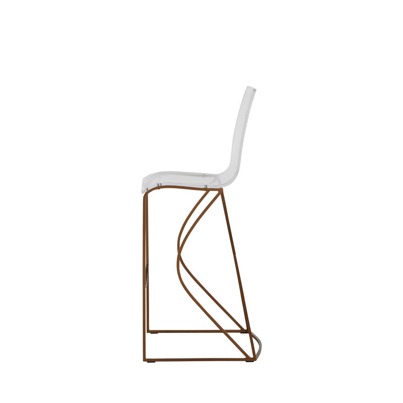 Johnson 30.25' Bar Height Stool - Gold