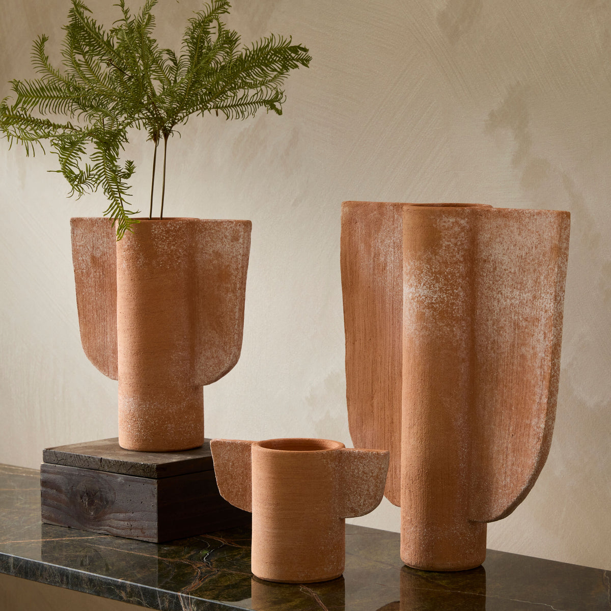 Icarus Vase-Terracotta-Mid