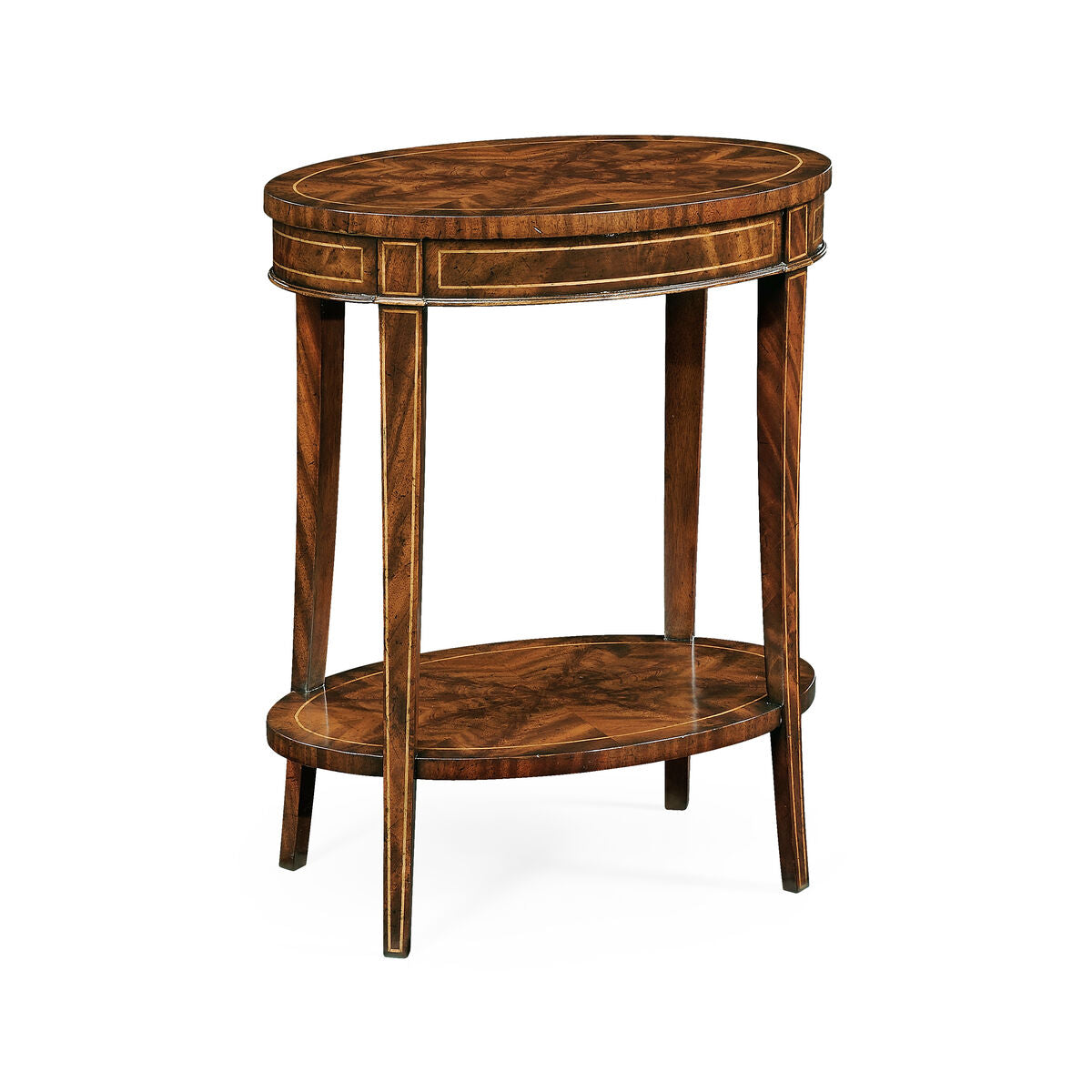 Mahogany Oval Lamp Table ( 494288-LAM )
