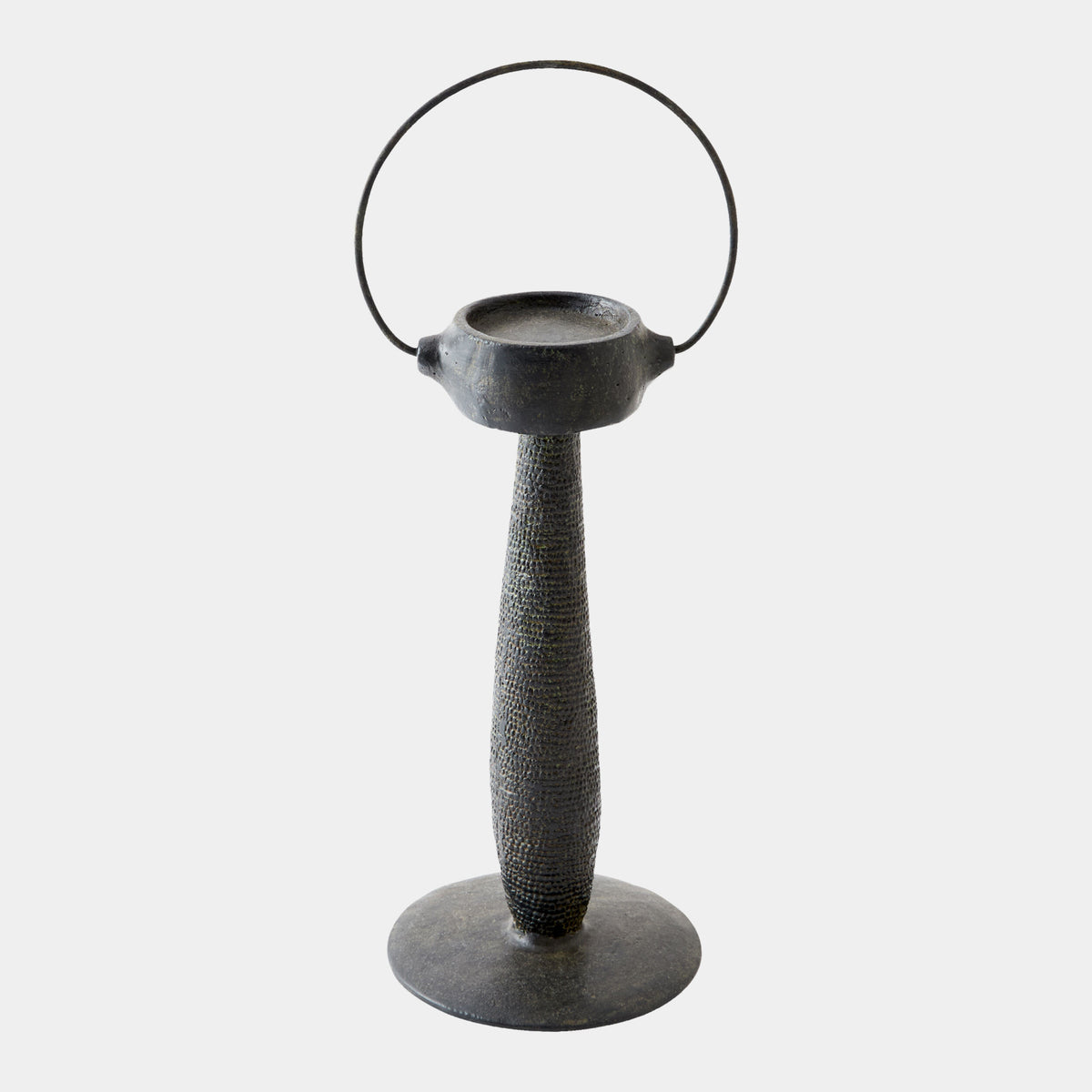 Totem Candleholder w/Handle