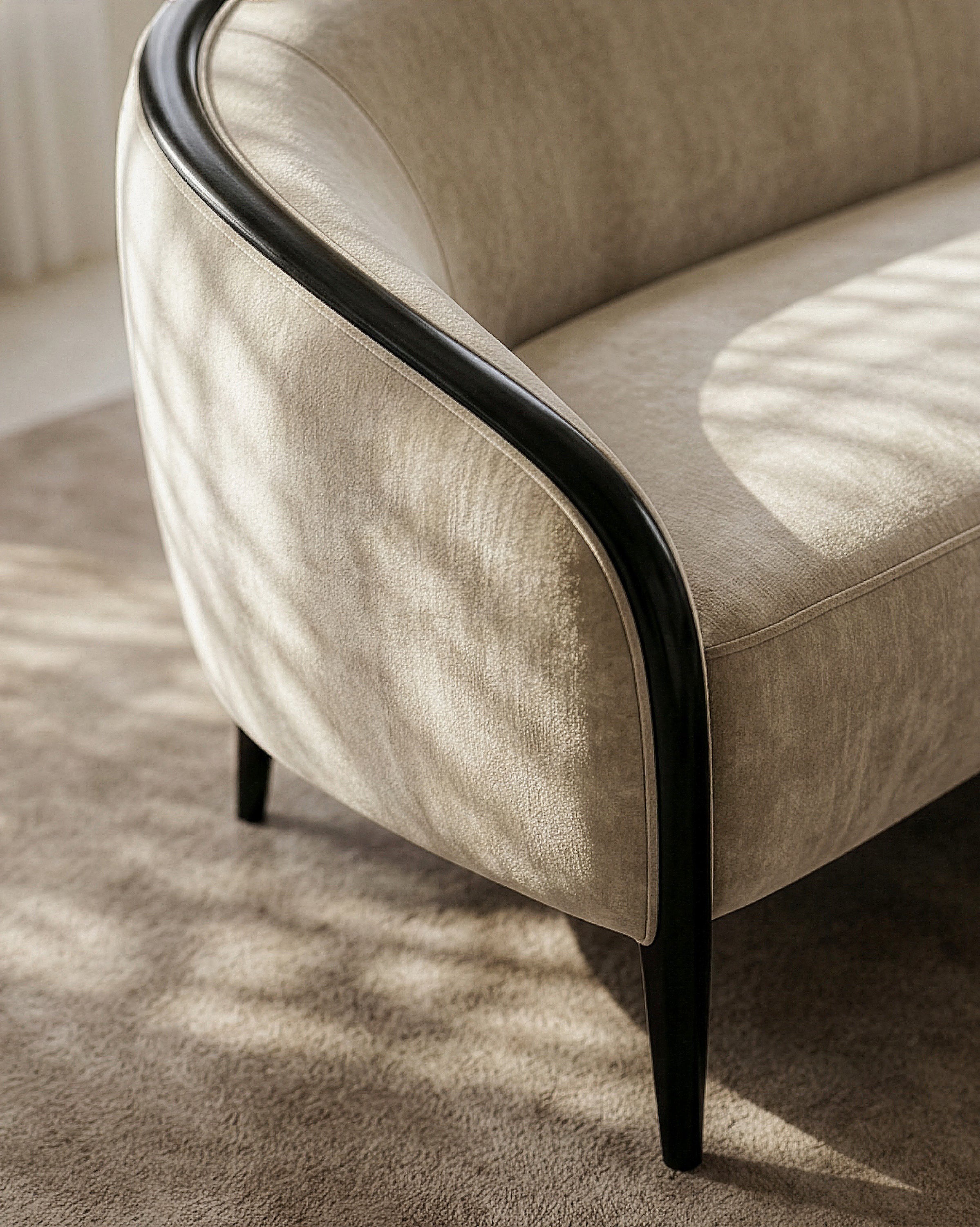 Petit 110" Large Sofa - Sofas by Caracole
