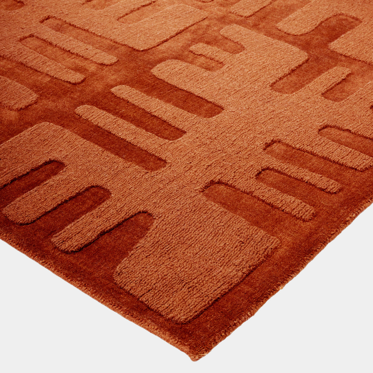 Duafe Rug-Rust