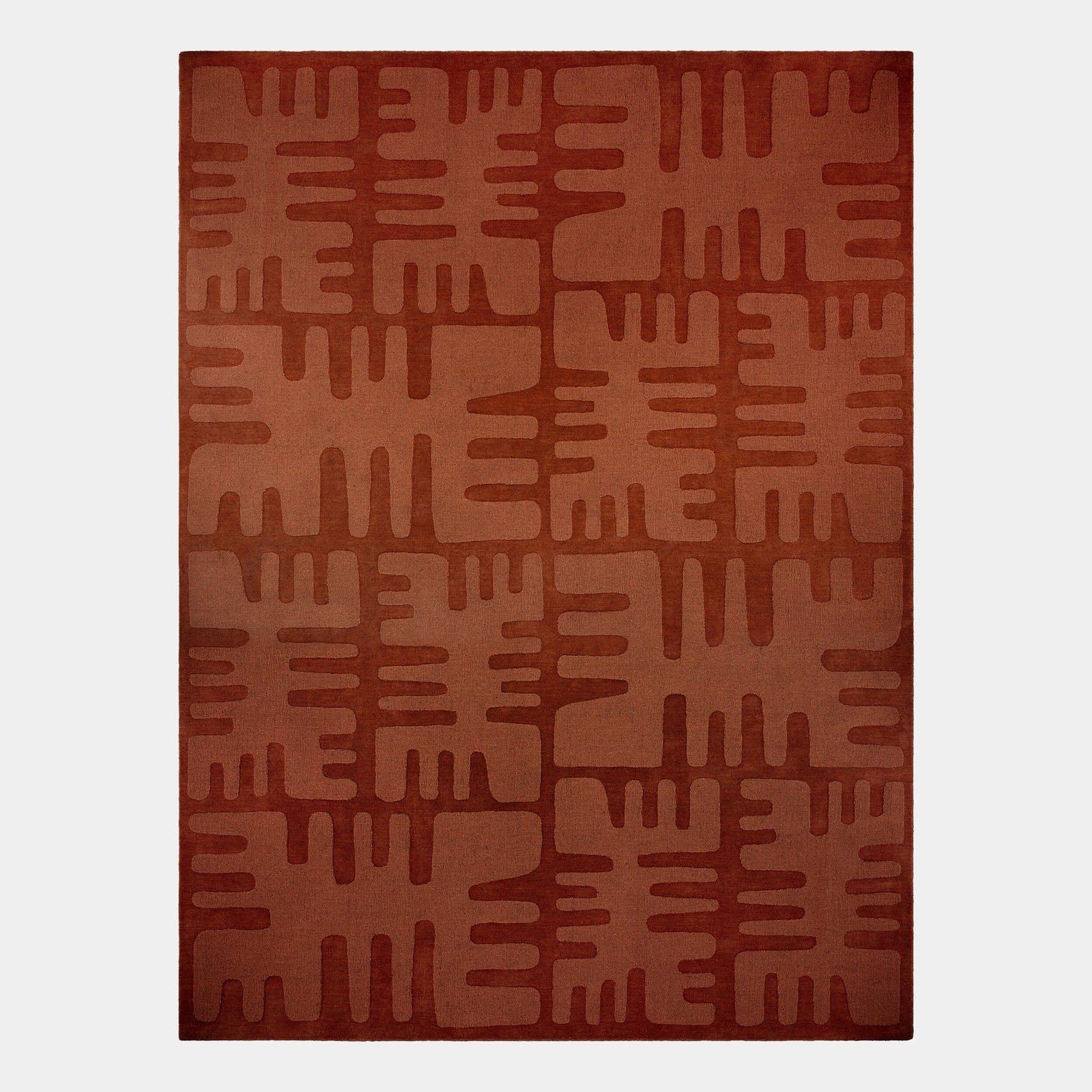 Duafe Rug-Rust